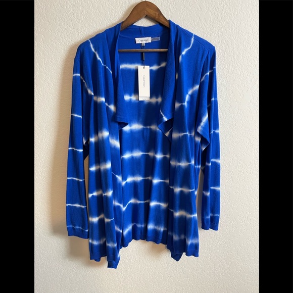 Calvin Klein Sweaters - ✨NWT Calvin Klein Tie-dye cardigan✨
